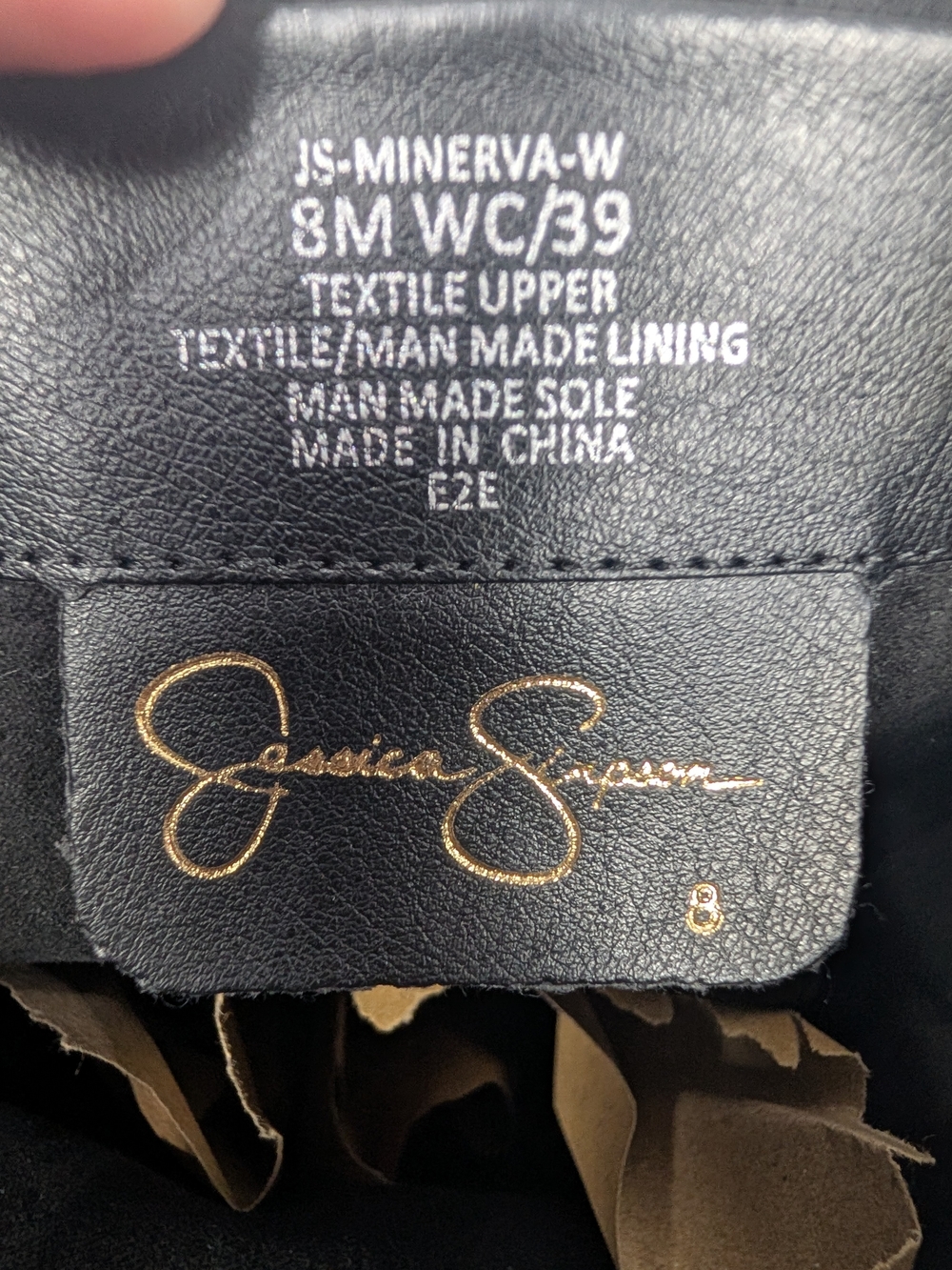Jessica Simpson Black Suede Slouch Knee High Heel Boots Size 8 Like New - Picture 7 of 11